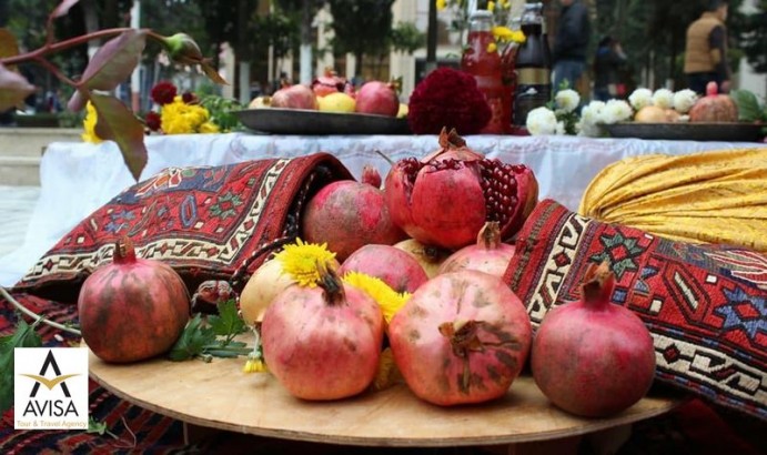 جشنواره زیبای انار در آذربایجان