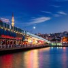 تماشای بازی رنگ و نور بر روی پل ۱۳۰ میلیون دلاری استانبول