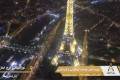 نور پردازی زیبای برج ایفل؛ پاریس