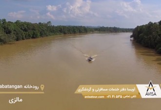 دریاچه شگفت انگیز کیناباتنگان در مالزی