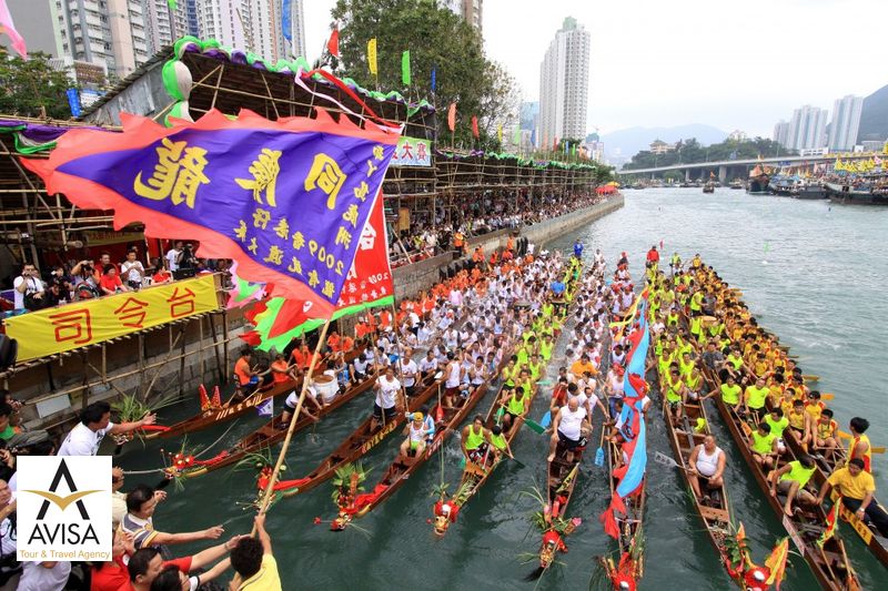 چین، هنگ کنگ، فستیوال قایق اژدها (Dragon Boat)