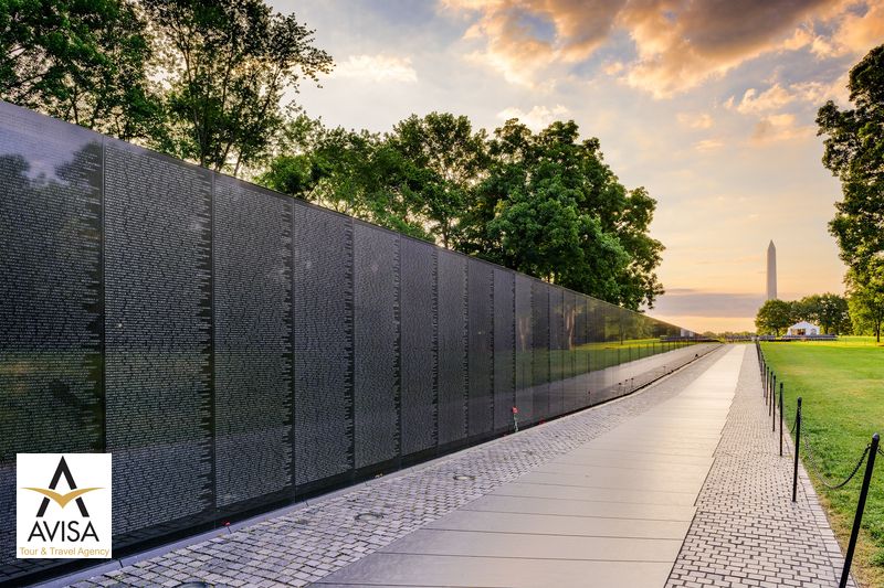 آمریکا، واشنگتن، دیوار یادبود سربازان ویتنام