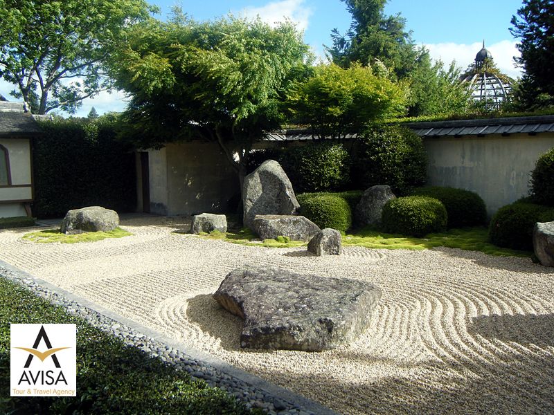 نیوزلند، وایکاتو، باغ ژاپنی در باغ همیلتو