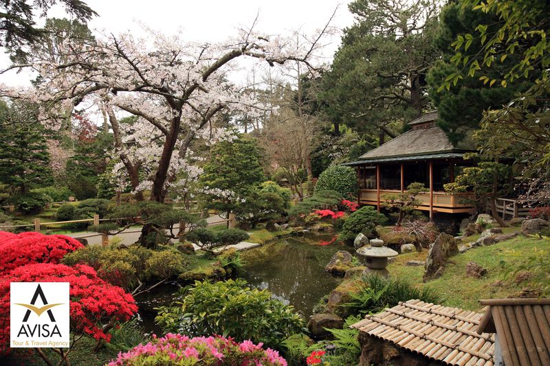 آمریکا، سانفرانسیسکو، باغ چای ژاپنی