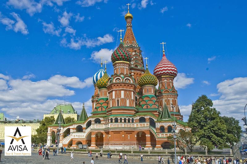 روسیه، مسکو، کلیسای جامع سنت باسیل