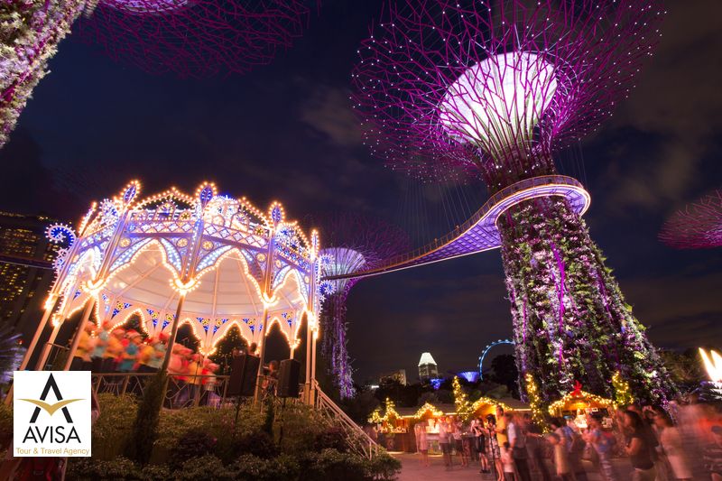 سنگاپور، بازار جشنواره سرزمین عجایب کریسمس