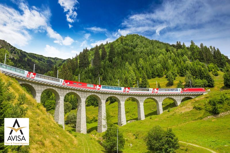 با قطار سوییس را سفر کنید