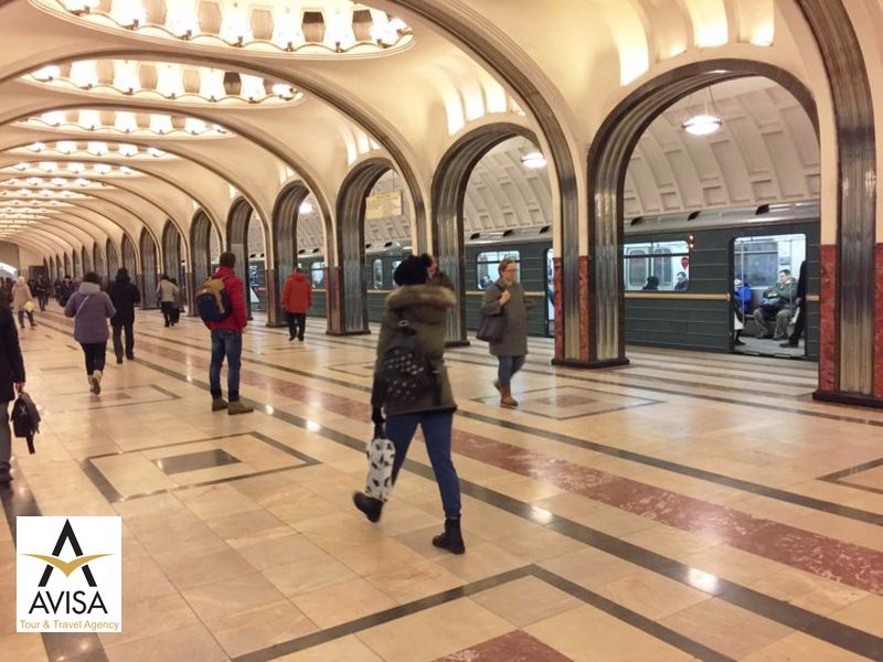 سیستم راه آهن مترو مسکو در روسیه (Metro rail system)