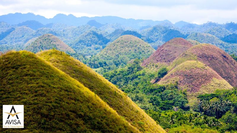 فیلیپین، بوهول، تپه‌های شکلاتی – اشک غول