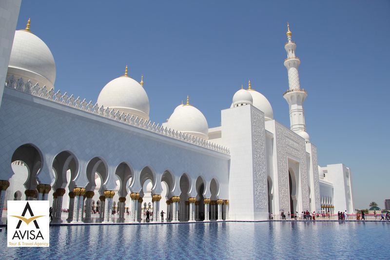مسجد بزرگ شیخ زاید در امارات 
