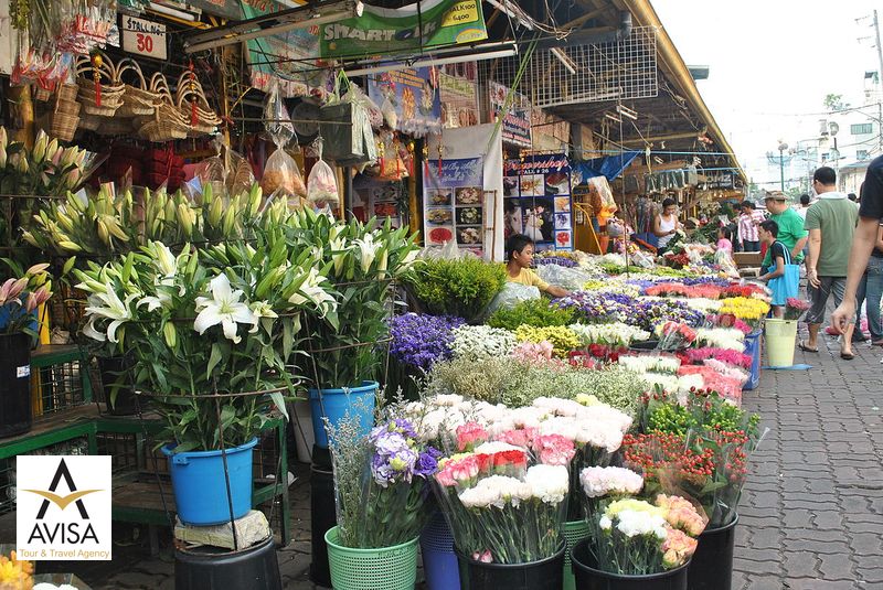 فیلیپین، بازار گل دانگوا